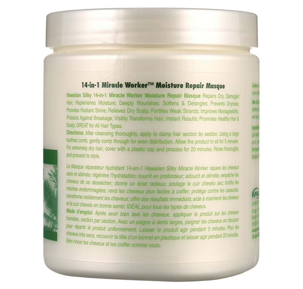 Hawaiian Silky 14-in-1 Miracle Worker Mask 567g-Hair Mask-Beauty and hair supply