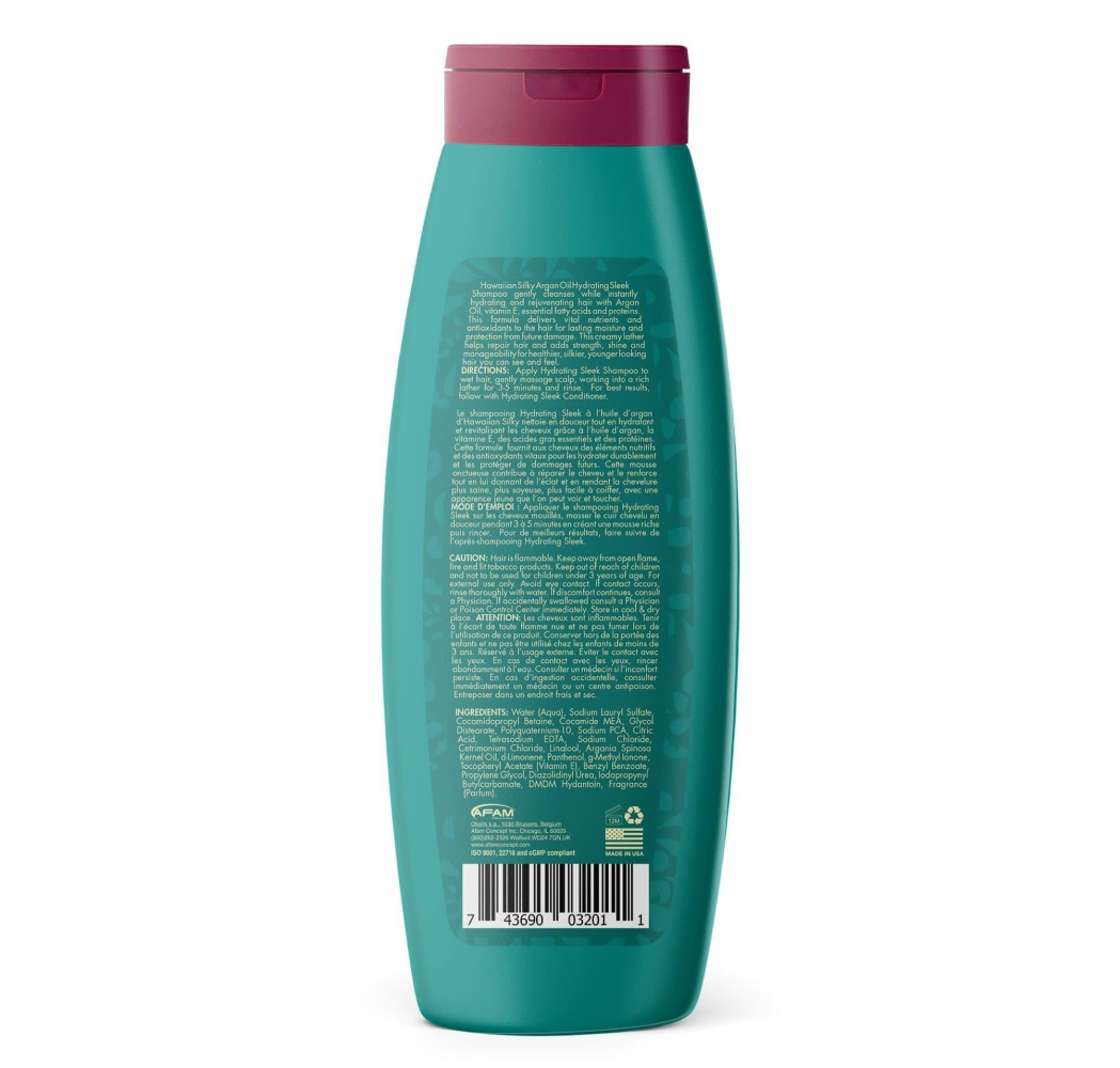 Hawaiian Silky Argan Hydrate Shampoo 414ml-Nourishing Shampoo-Beauty and hair supply
