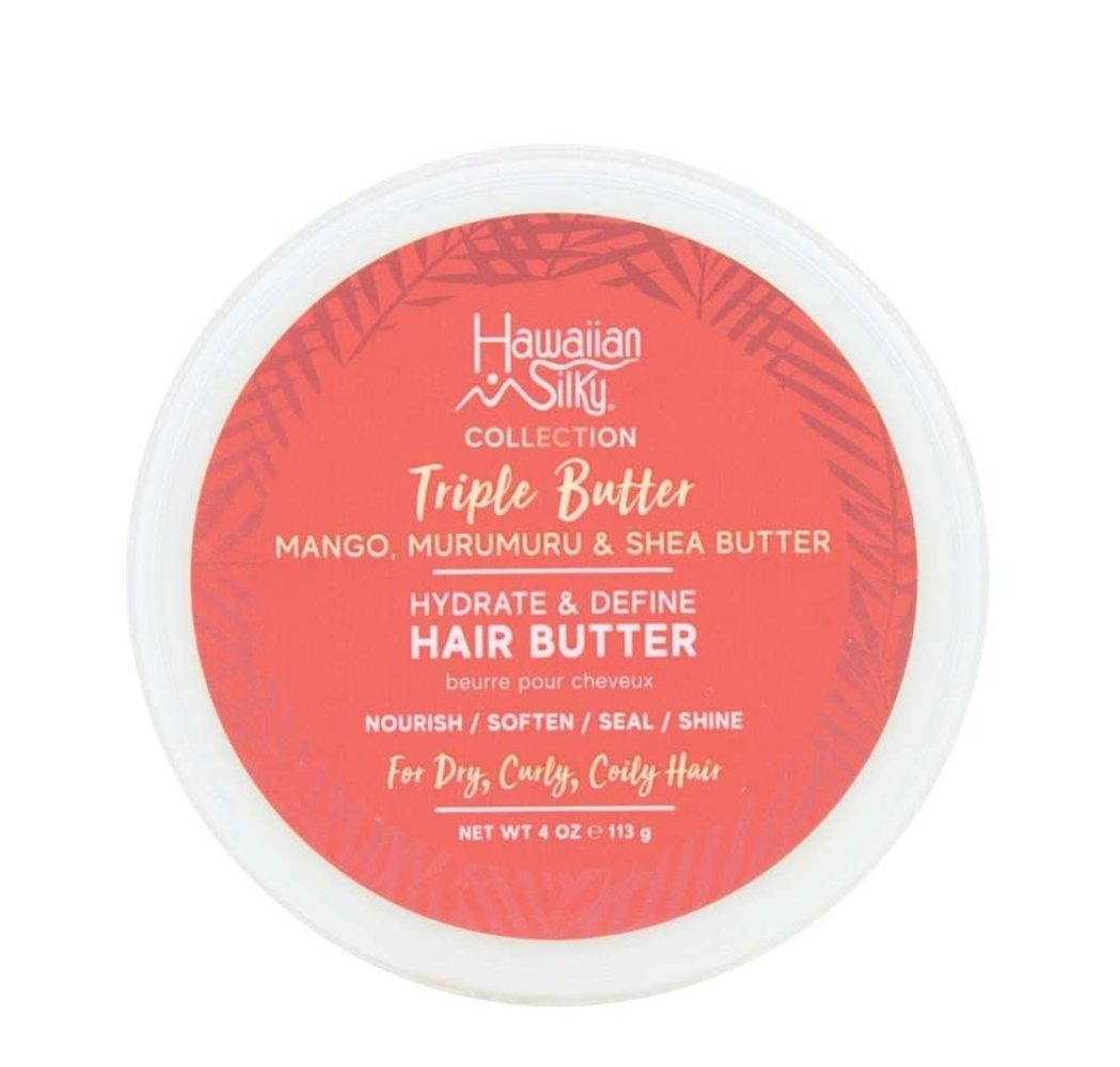 Hawaiian Silky Triple Butter Hydrate &amp; Define Hair Butter 113g-Styling Cream-Beauty and hair supply