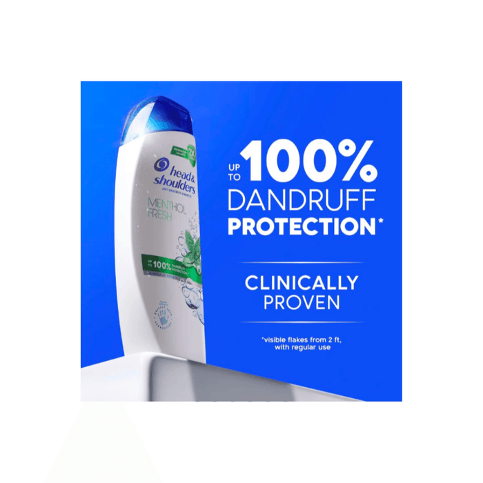 Head & Shoulders Menthol Fresh Anti-Dandruff Shampoo 500ml - Beauty and Hair Supply