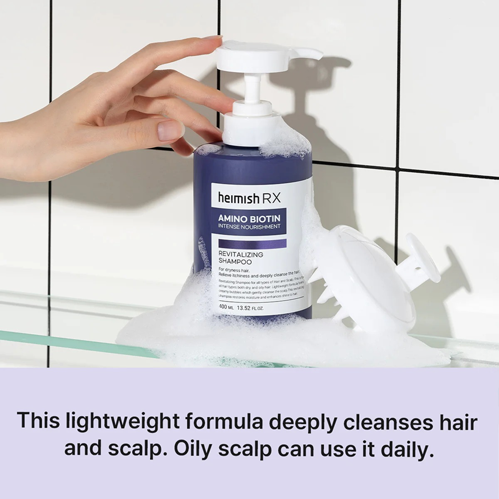 Heimish Rx Amino Biotin Revitalizing Shampoo 400ml-Volumizing Shampoo-Beauty and hair supply