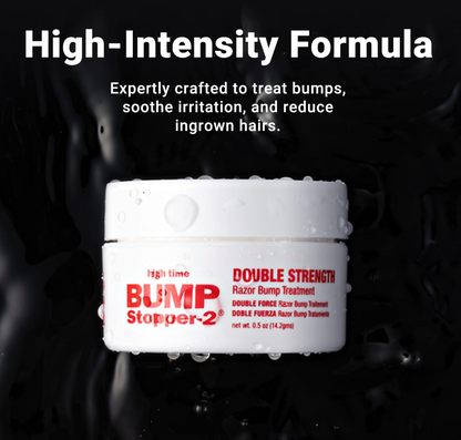 High Time Bump Stopper 2 Double Strength 14.2gm-Razor Bump Elixir-Beauty and hair supply
