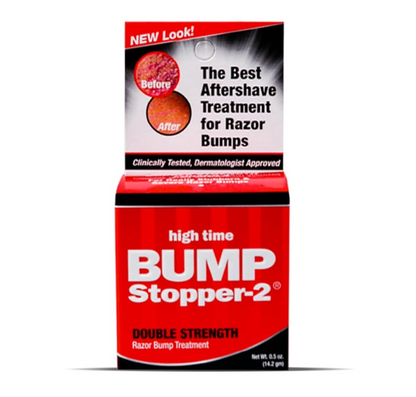 High Time Bump Stopper 2 Double Strength 14.2gm-Razor Bump Elixir-Beauty and hair supply