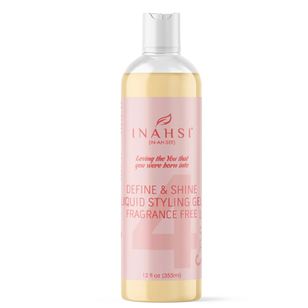 Inahsi Naturals Define &amp; Shine Liquid Styling Gel Fragrance Free-Gel-Beauty and hair supply