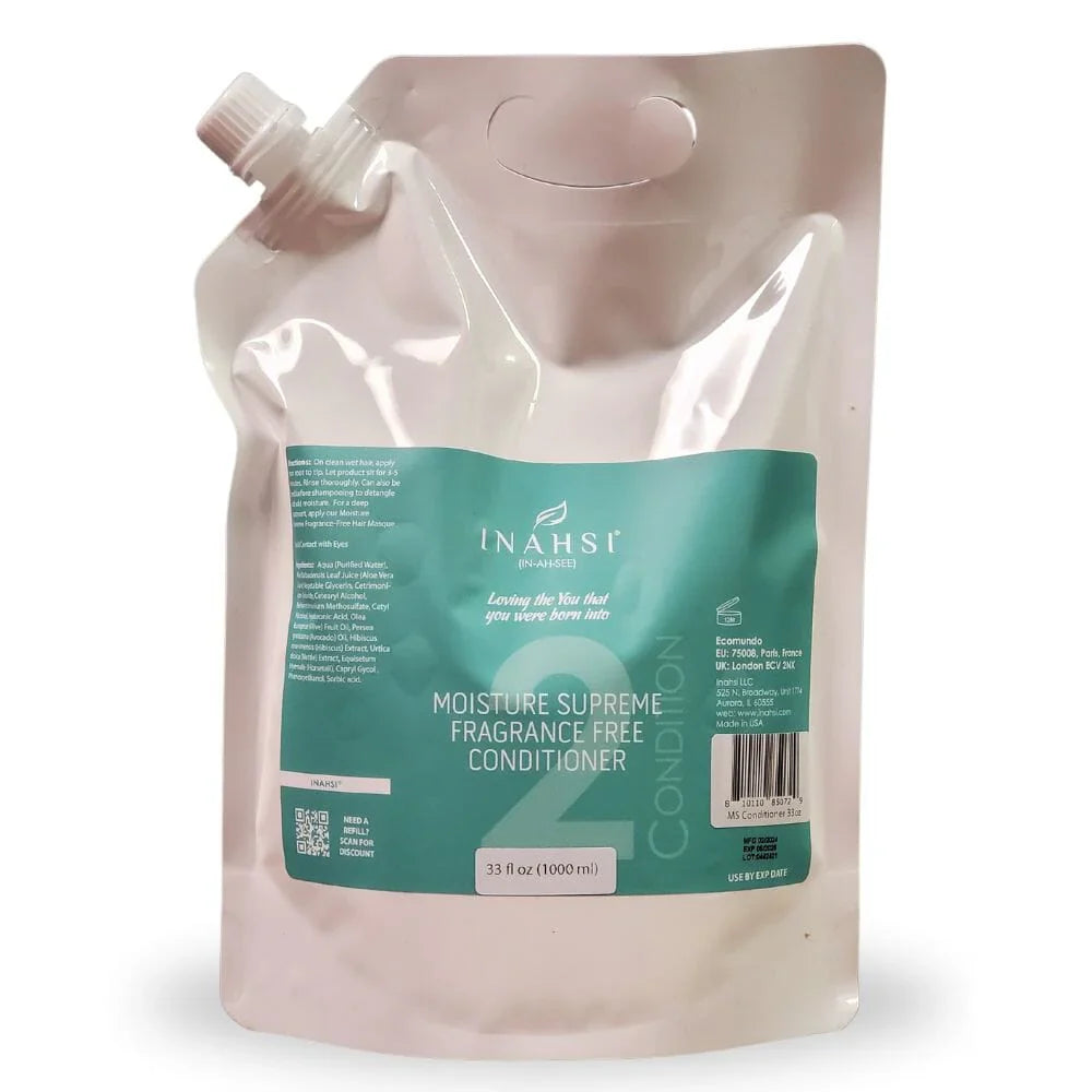 Inahsi Naturals Moisture Supreme Fragrance Free Conditioner-Moisturizing Conditioner-Beauty and hair supply