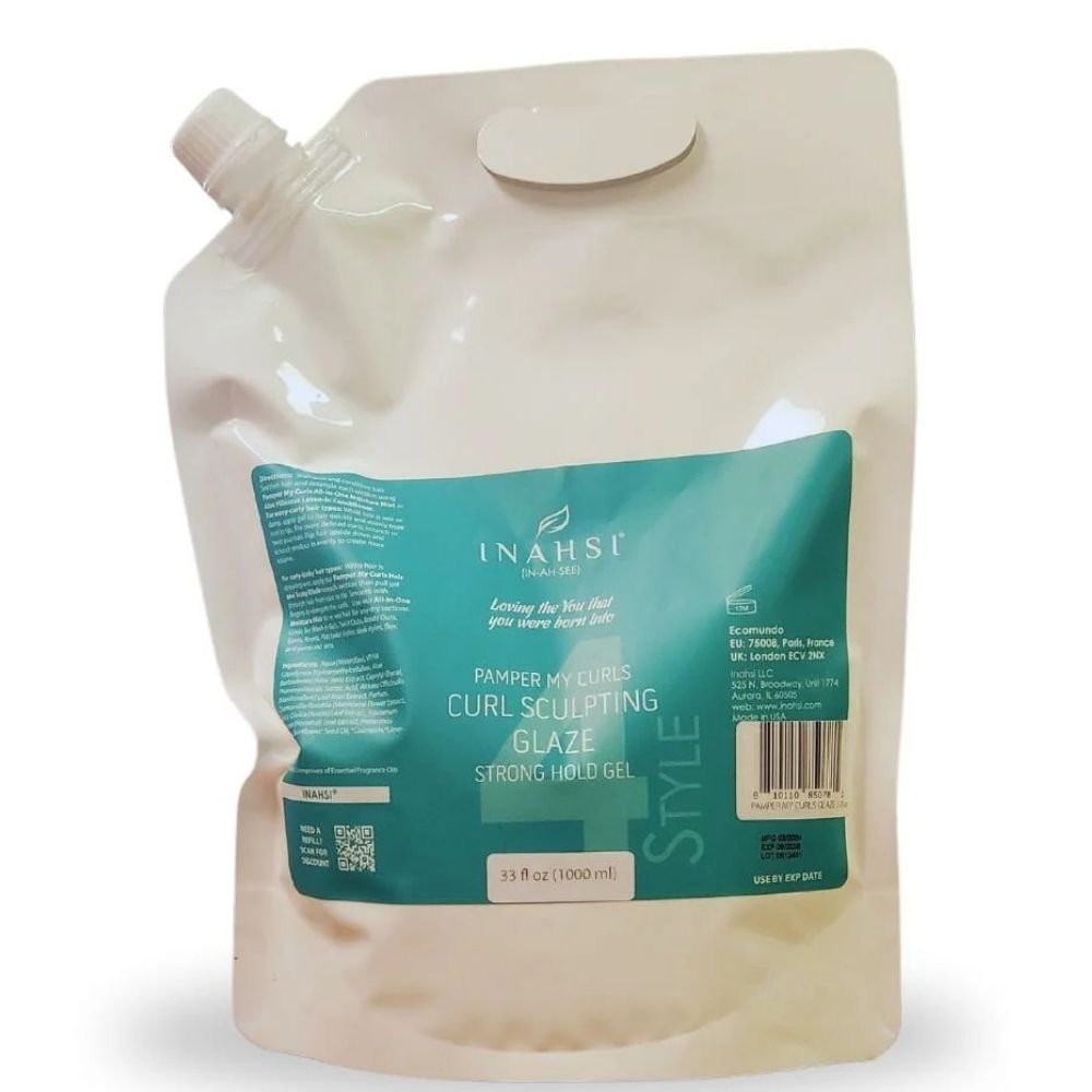 Inahsi Naturals Pamper My Curl Sculpting Glaze Strong Hold Gel-Gel-Beauty and hair supply