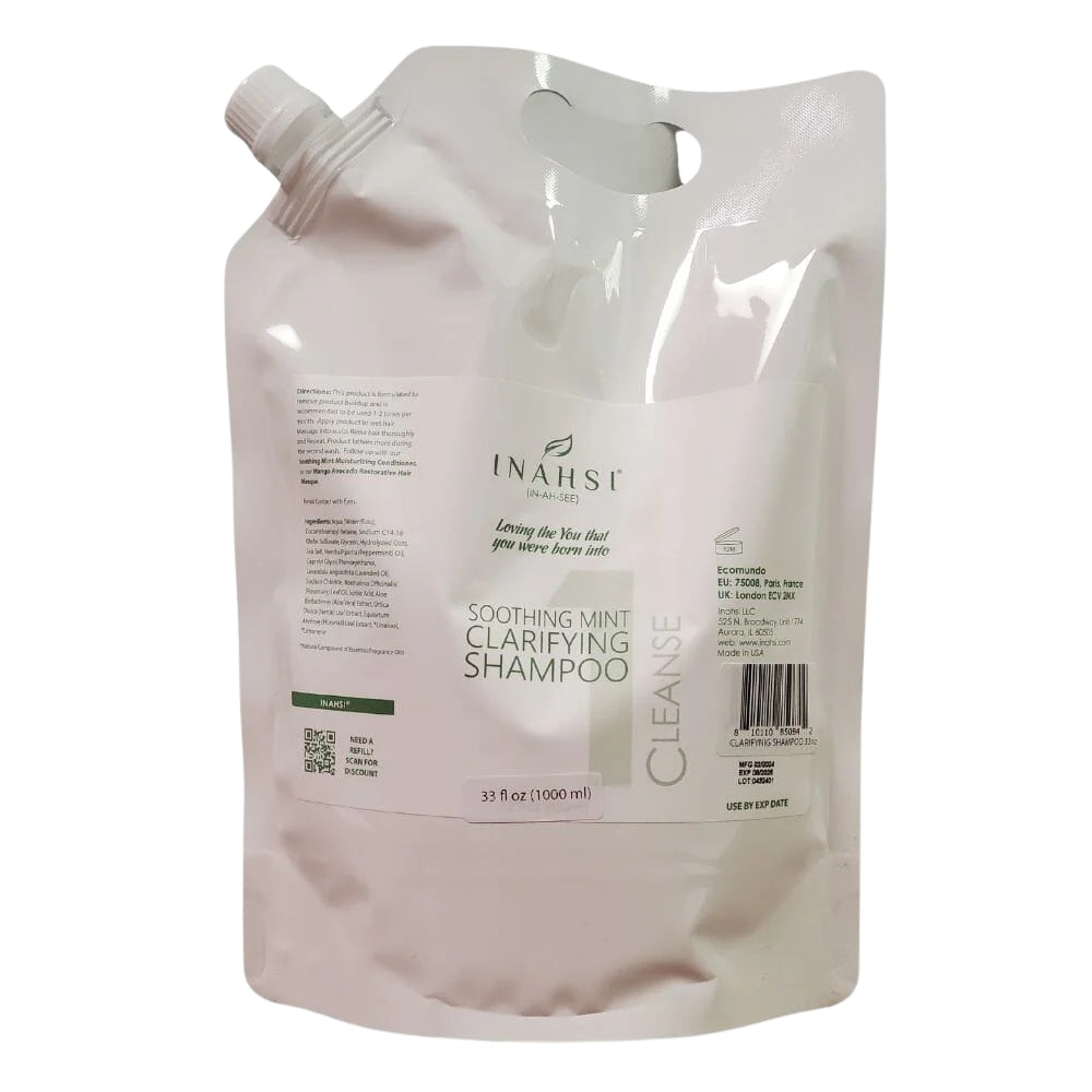 Inahsi Naturals Soothing Mint Clarifying Shampoo-Clarifying Shampoo-Beauty and hair supply