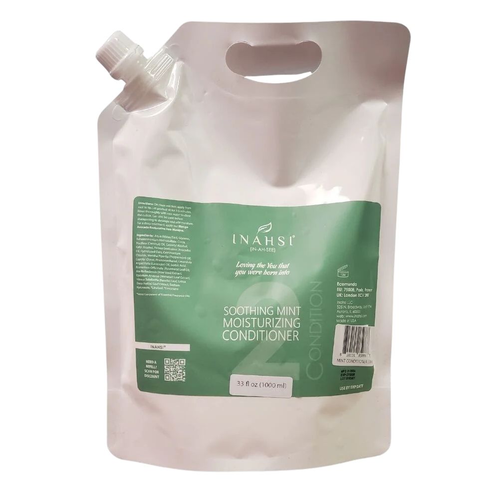Inahsi Naturals Soothing Mint Moisturizing Conditioner-Moisturizing Conditioner-Beauty and hair supply