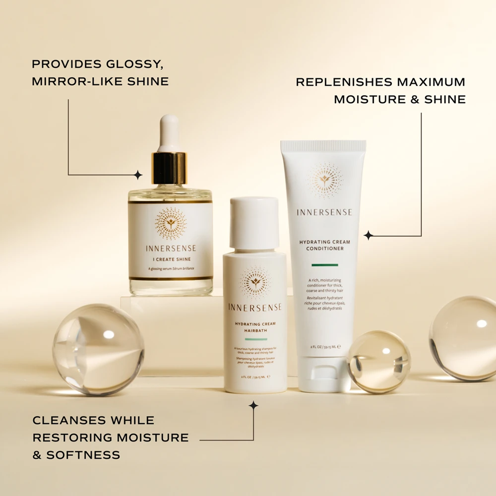 Innersense Hydrate+Shine Kit-Hair Care Kit-Beauty and hair supply