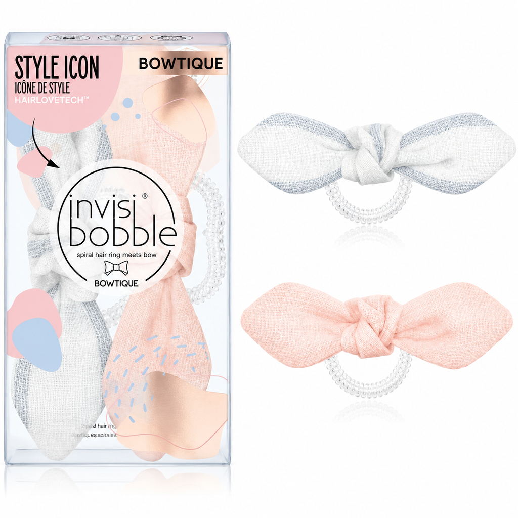 Invisibobble Bowtique Duo Nordic Breeze Summer Lemming Go Strawberry-Hair Ties-Beauty and hair supply