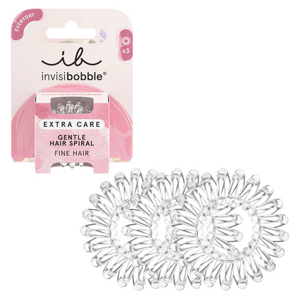 Invisibobble Extra Care Crystal Clear-Hair Ties-Beauty and hair supply