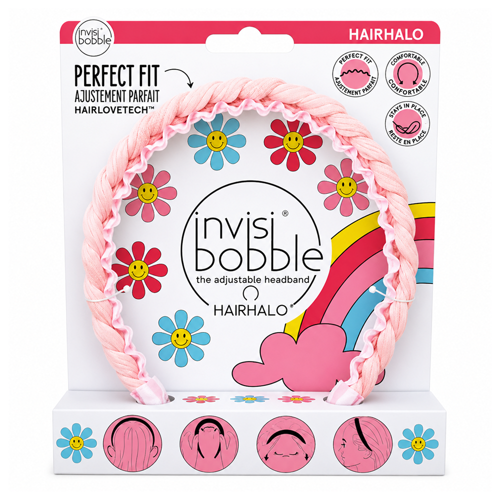 Invisibobble Hairhalo Eat, Pink, and Be Merry-Headband-Beauty and hair supply