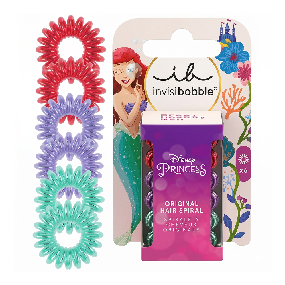 Invisibobble Ib Kids Original Disney Ariel 6 Pc-Hair Ties-Beauty and hair supply