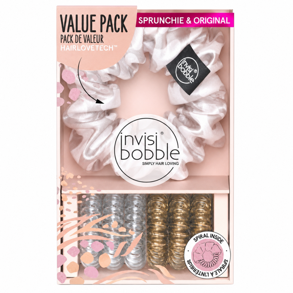 Invisibobble Mixed Urban Safari Duo Tamed Beauty Strawberry-Hair Accessories Set-Beauty and hair supply
