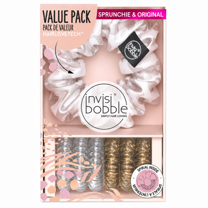 Invisibobble Mixed Urban Safari Duo Tamed Beauty Strawberry-Hair Accessories Set-Beauty and hair supply