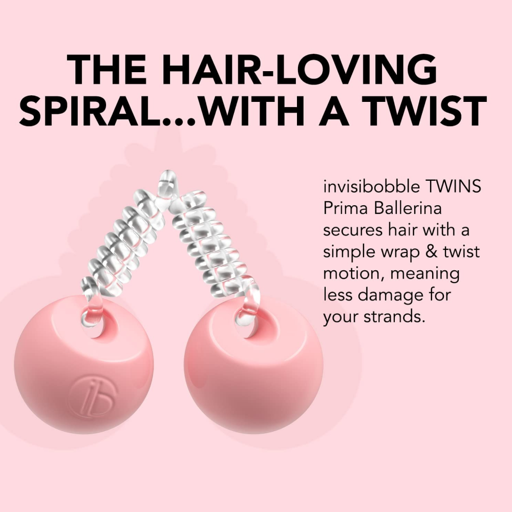 Invisibobble Original Twins Prima Ballerina-Hair Ties-Beauty and hair supply