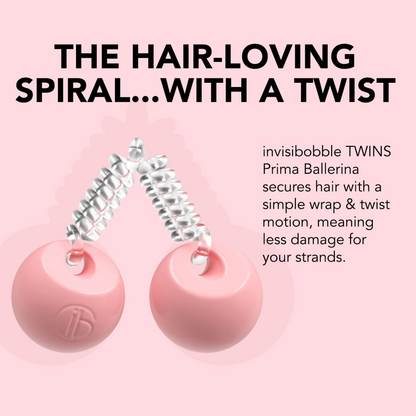 Invisibobble Original Twins Prima Ballerina-Hair Ties-Beauty and hair supply