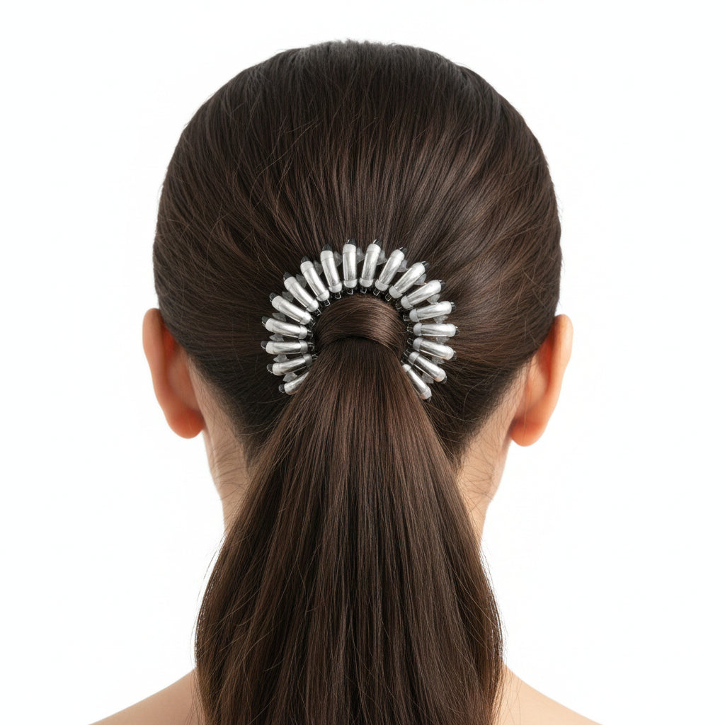 Invisibobble Power Crystal Clear Strawberry-Hair Ties-Beauty and hair supply