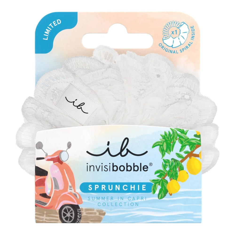 Invisibobble Sprunchie Sic Blanco Bliss-Hair Ties-Beauty and hair supply