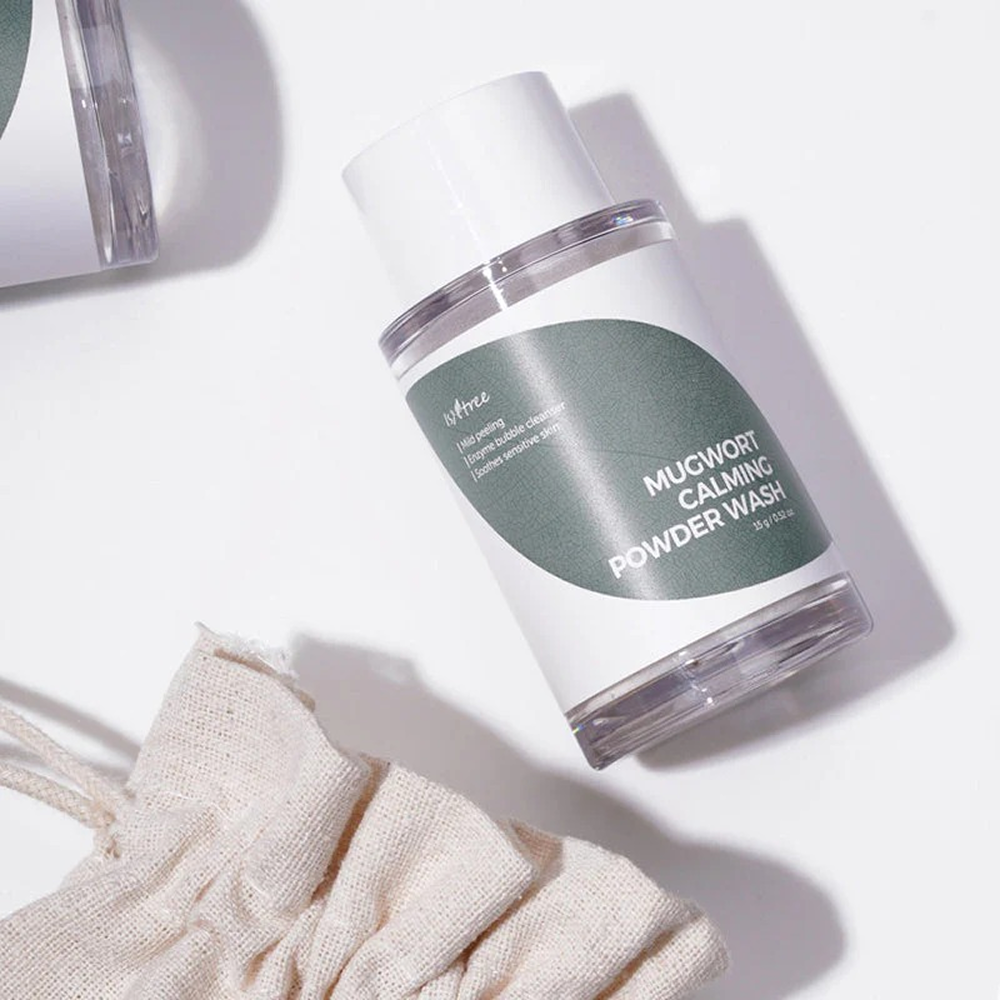 Isntree Mugwort Calming Powder Wash 15g-Powder Cleanser-Beauty and hair supply