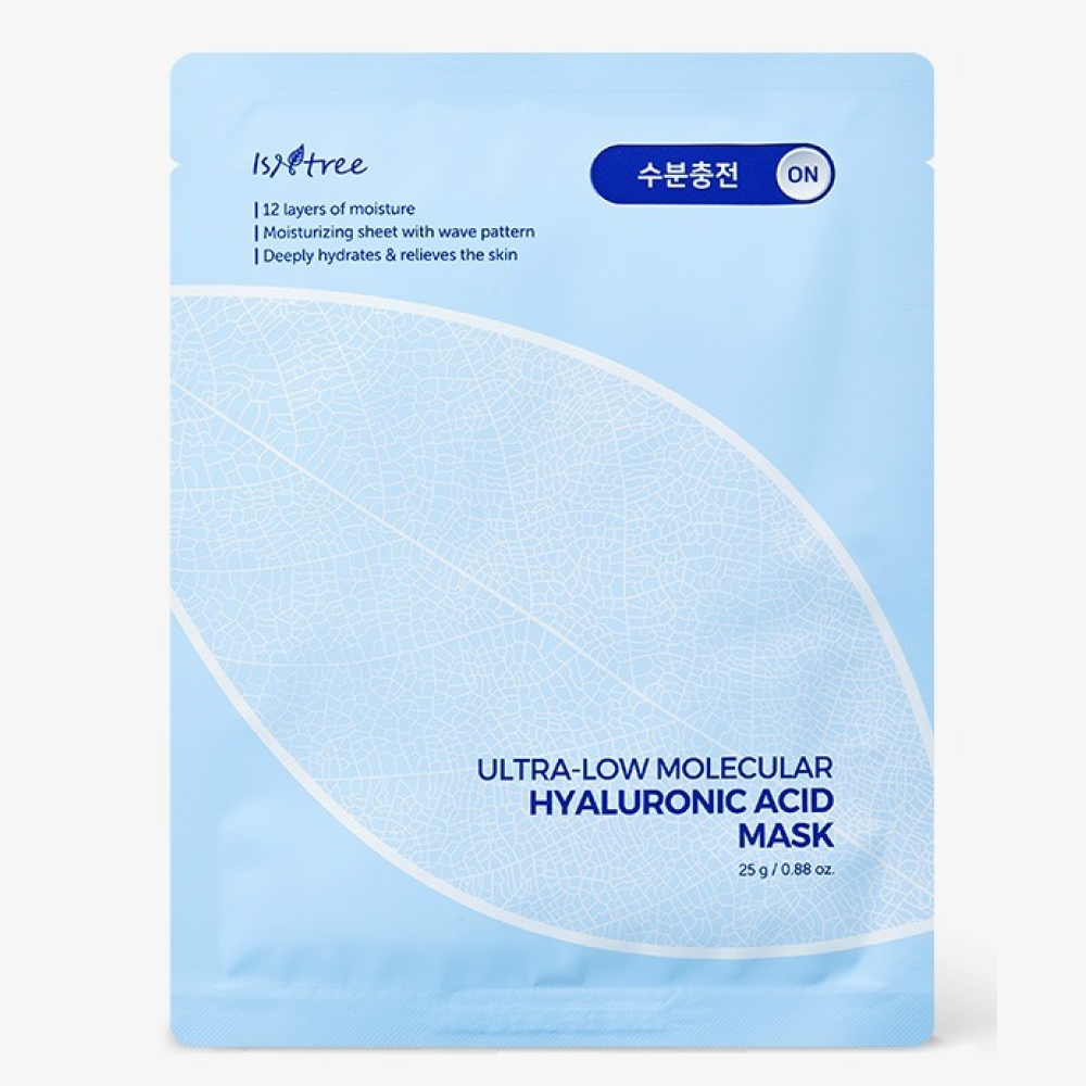 Isntree Ultra-Low Molecular Hyaluronic Acid Face Mask 10 Sheets-Sheet Mask-Beauty and hair supply