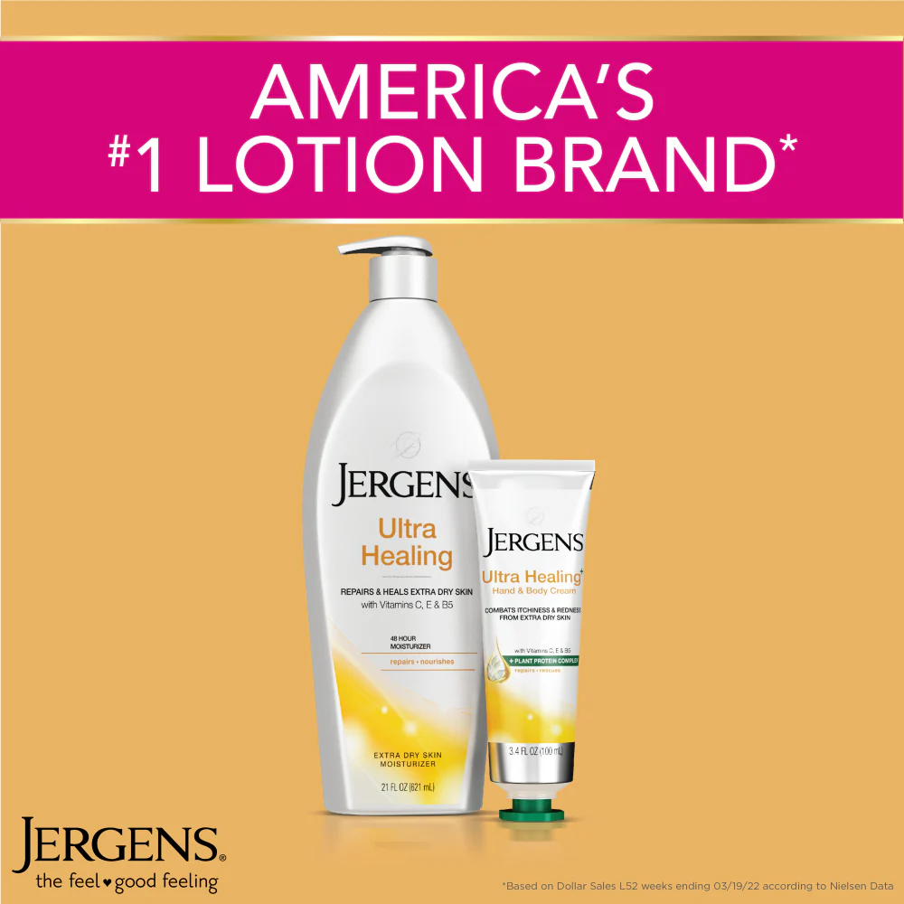 Jergens Ultra Healing Extra Dry Skin Moisturizer Lotion-Body Lotion-Beauty and hair supply