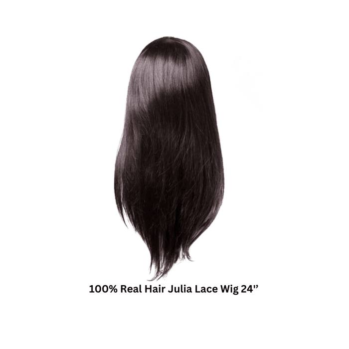 Julia Lace Wig 100% Real Hair 24 inches - Beauty and Hair Supply