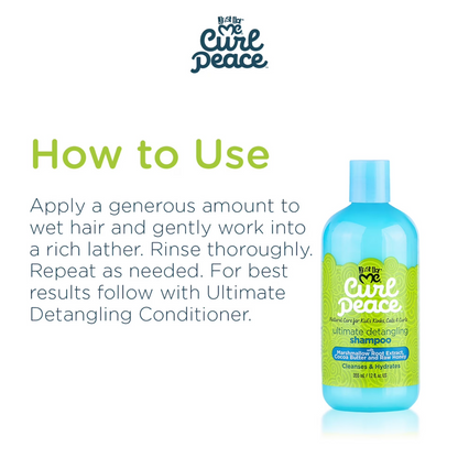 Just For Me Curl Peace Shampoo 12oz-Gentle Shampoo-Beauty and hair supply