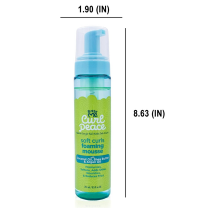 Just For Me Curl Peace Soft Curls Mousse 8.5oz-Styling Mousse-Beauty and hair supply
