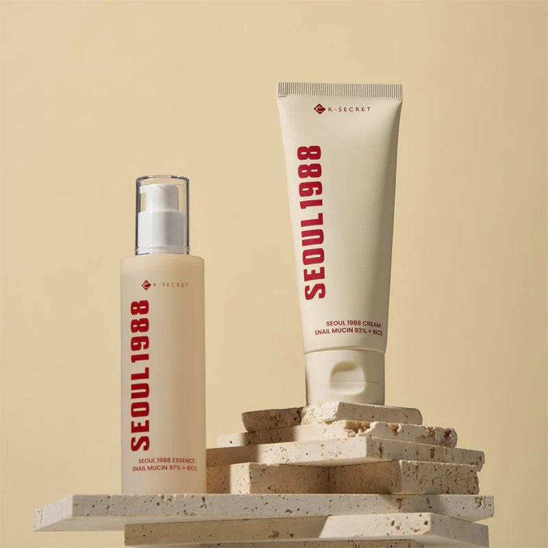 K-Secret Seoul 1988 Cream with 93% Snail Slime and Rice 100ml-Gel Cream-Beauty and hair supply