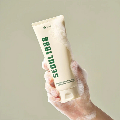 K-Secret Soeul 1988 Cleansing Foam Pine Cica 1% + Probiotics 150ml-Gel Cleanser-Beauty and hair supply