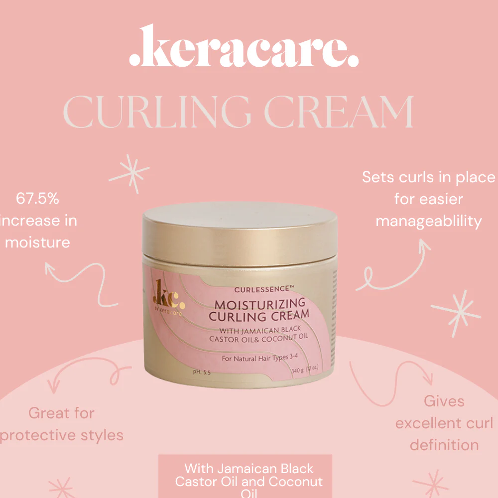 KeraCare Curlessence Moisturizing Curling Cream 340g-Curl Defining Cream-Beauty and hair supply