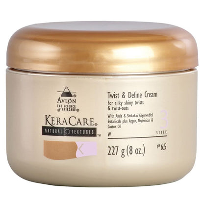 KeraCare Natural Textures Twist &amp; Define Cream 227g-Hair Cream-Beauty and hair supply
