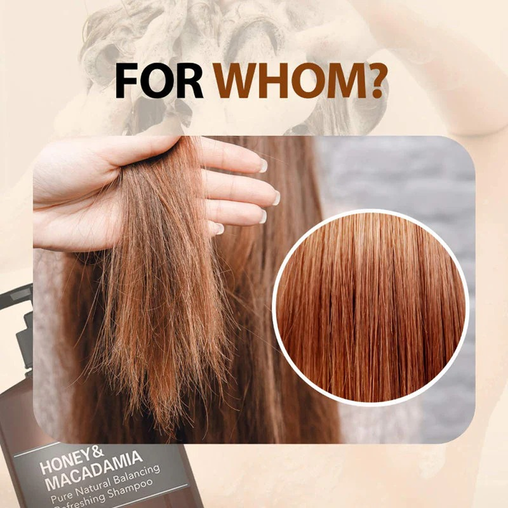 Kundal Honey &amp; Macadamia Nature Shampoo 500ml-Moisturizing Shampoo-Beauty and hair supply