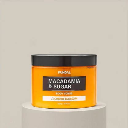 Kundal Macadamia &amp; Sugar Body Scrub 550g-Body Scrub-Beauty and hair supply