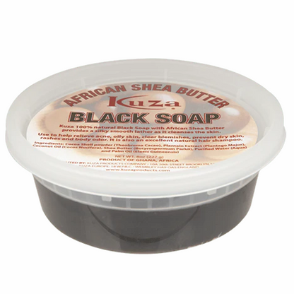 Kuza African Shea Black Soap 8oz-All-Beauty and hair supply