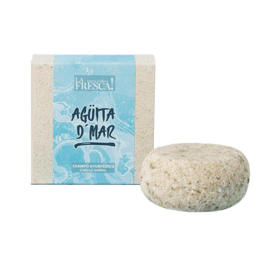 La Fresca Agüita D´Mar Solid Ayurvedic Shampoo 85g-Shampoo Bar-Beauty and hair supply