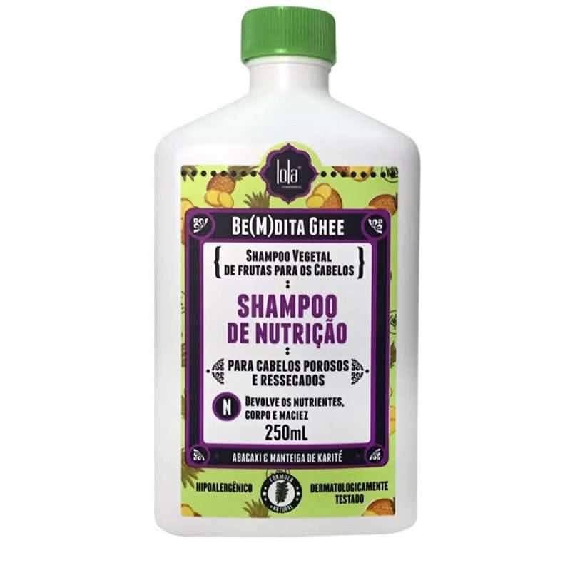 Lola Cosmetics Be(M)Dita Ghee Nutrition Shampoo Pineapple &amp; Bacuri Butter 250ml-Moisturizing Shampoo-Beauty and hair supply