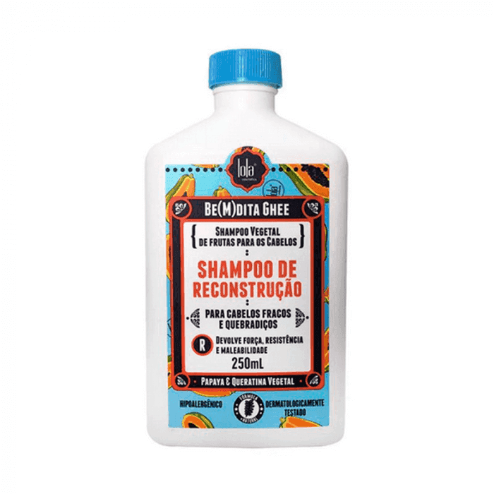 Lola Cosmetics Be(M)dita Ghee Papaya &amp; Vegetable Keratin Reconstruction Shampoo 250ml