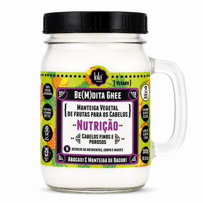Lola Cosmetics Be(m)dita Ghee - Pineapple and Bacuri Nourishing Mask-All-Beauty and hair supply