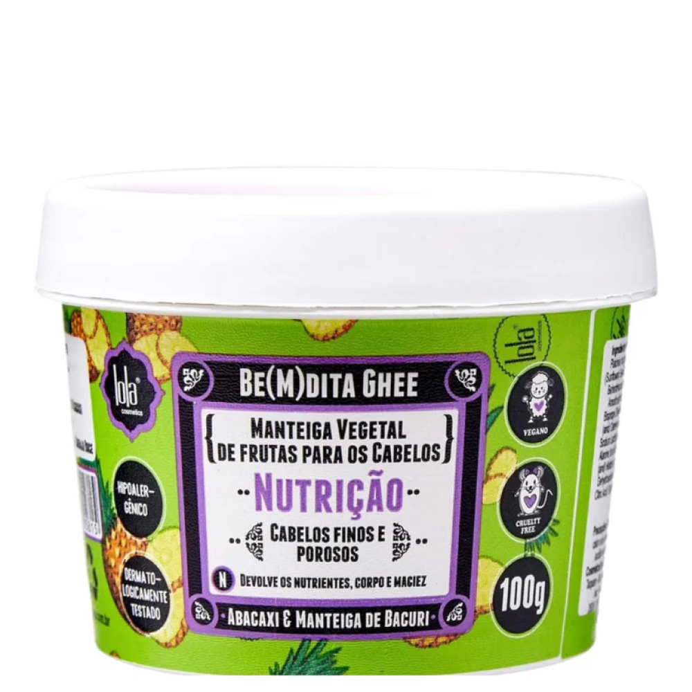 Lola Cosmetics Be(m)dita Ghee - Pineapple and Bacuri Nourishing Mask-All-Beauty and hair supply