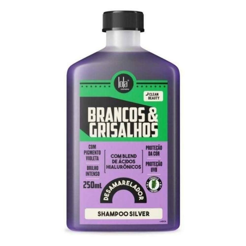 Lola Cosmetics Brancos &amp; Grisalhos Silver Toning Shampoo 250ml
