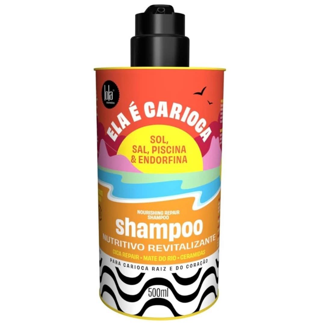Lola Cosmetics Ela É Carioca Revitalizing Nutritive Shampoo 500ml-Moisturizing Shampoo-Beauty and hair supply