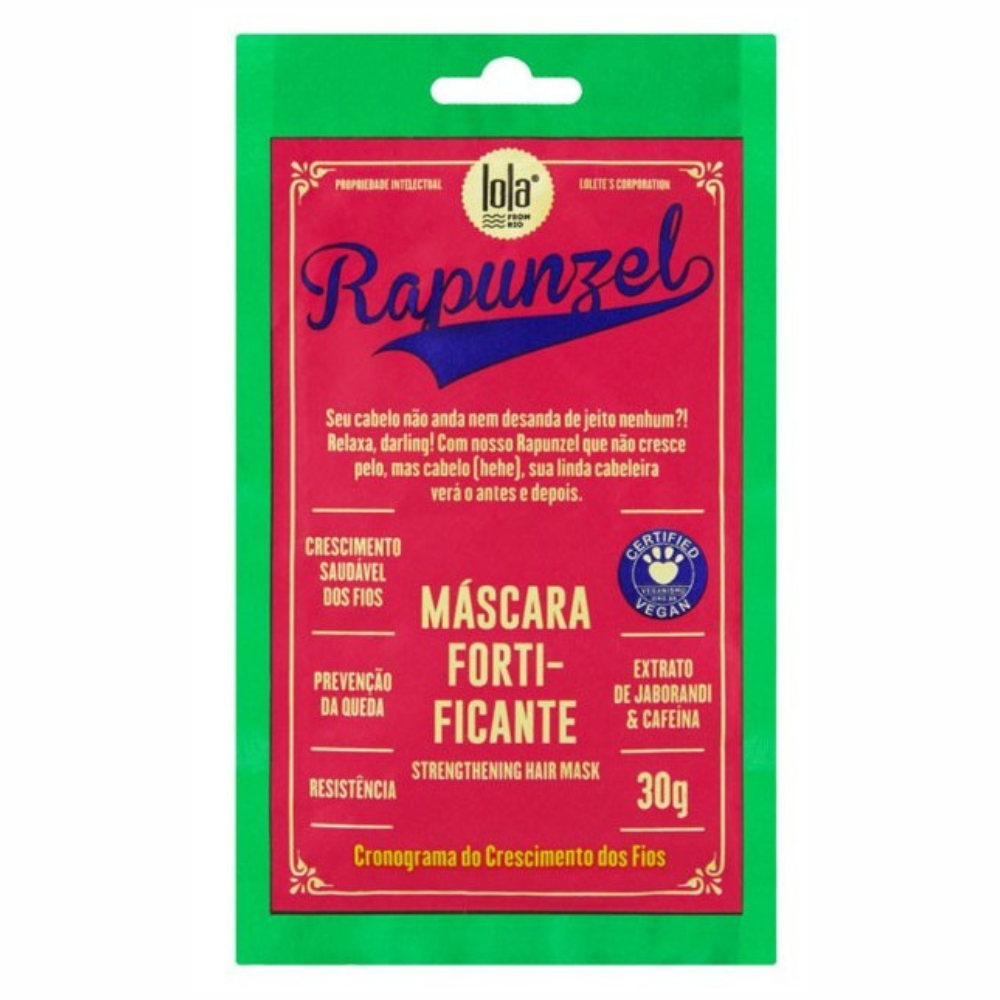 Lola Cosmetics Rapunzel Sachet Box Fortifying Mask 10*30g-Hair Mask-Beauty and hair supply