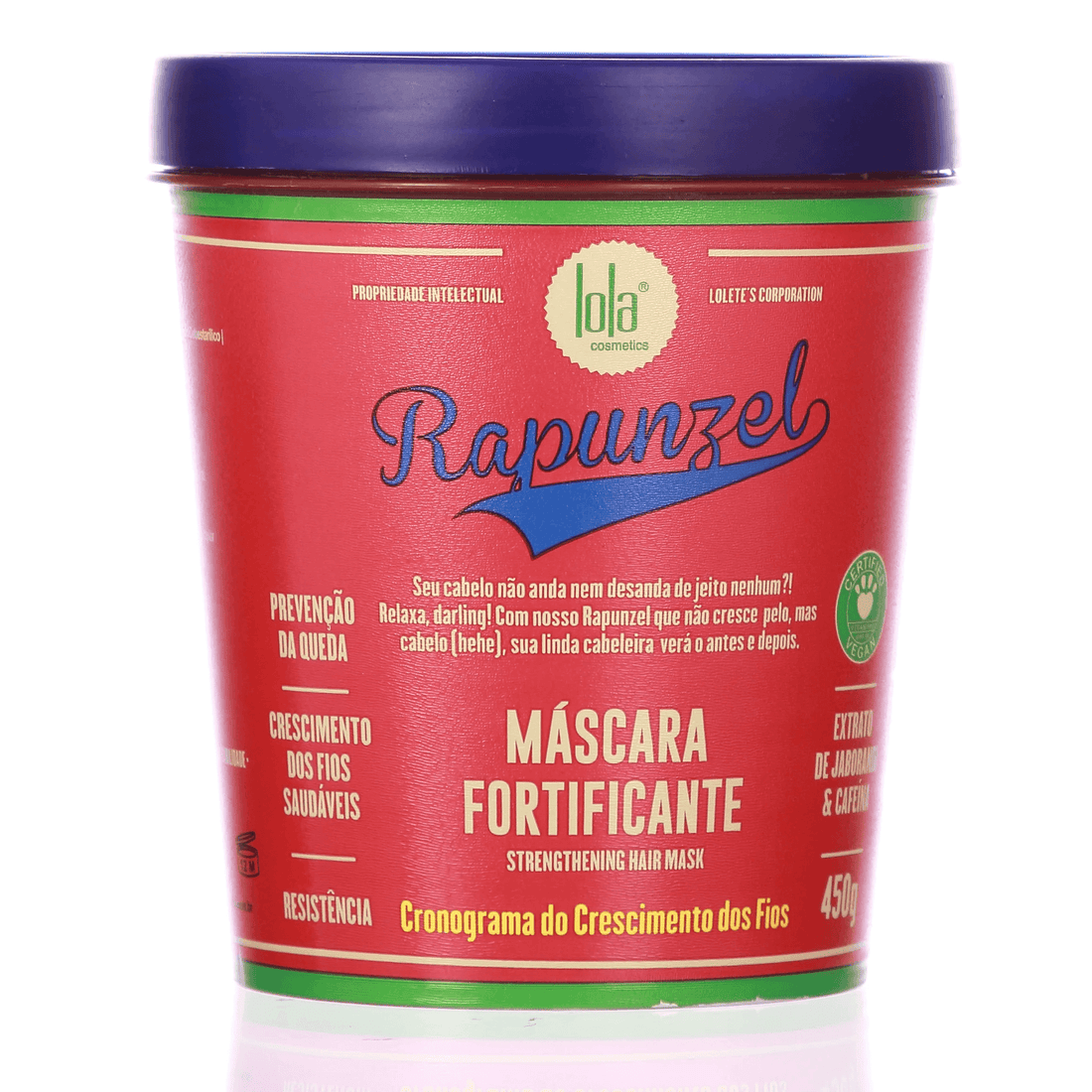 Lola Cosmetics Rapunzel Strengthening Mask 450g-Hair Mask-Beauty and hair supply