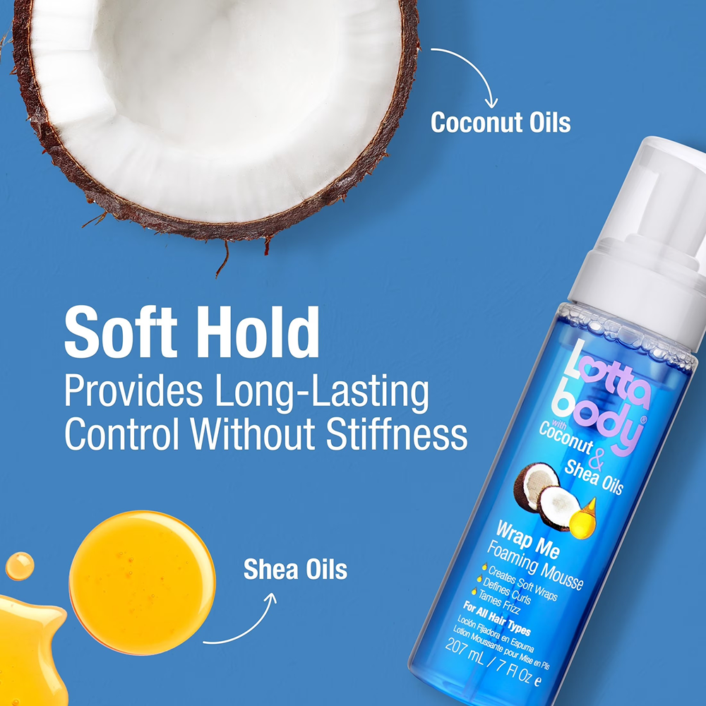 Lottabody Coco+Shea Wrap Foaming Mousse 7oz-All-Beauty and hair supply