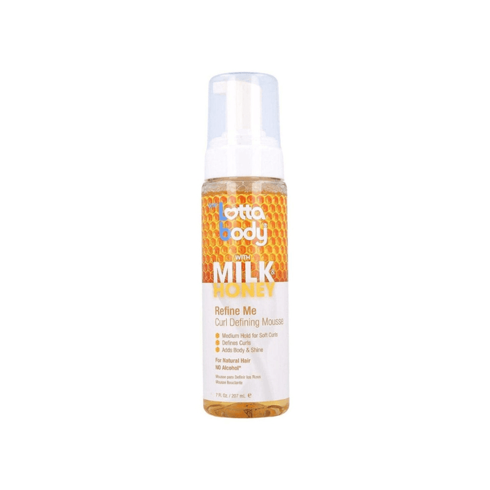 Lottabody With Milk & Honey Refine Me Curl Defining Mousse 300ml - Beauty and Hair Supply
