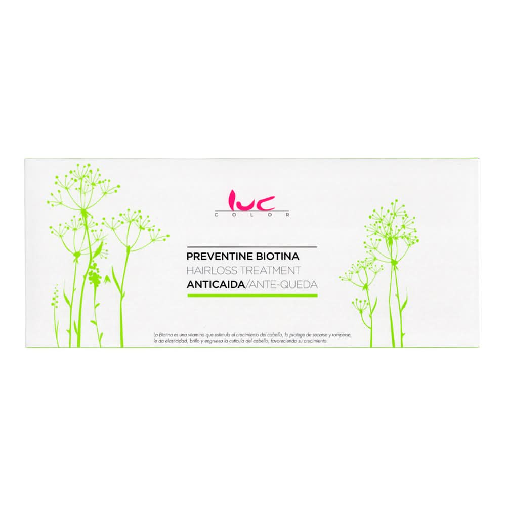 Luc Color Preventine Biotin Anti-Hair Loss 12x10ml-Hair Serum-Beauty and hair supply