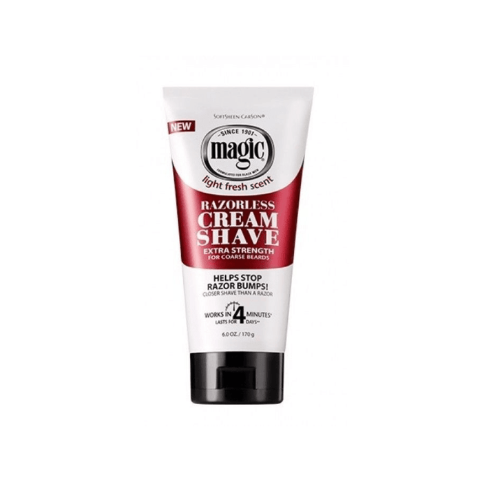 Magic Razorless Shaving Cream Extra Strength 170g - Beauty and Hair Supply