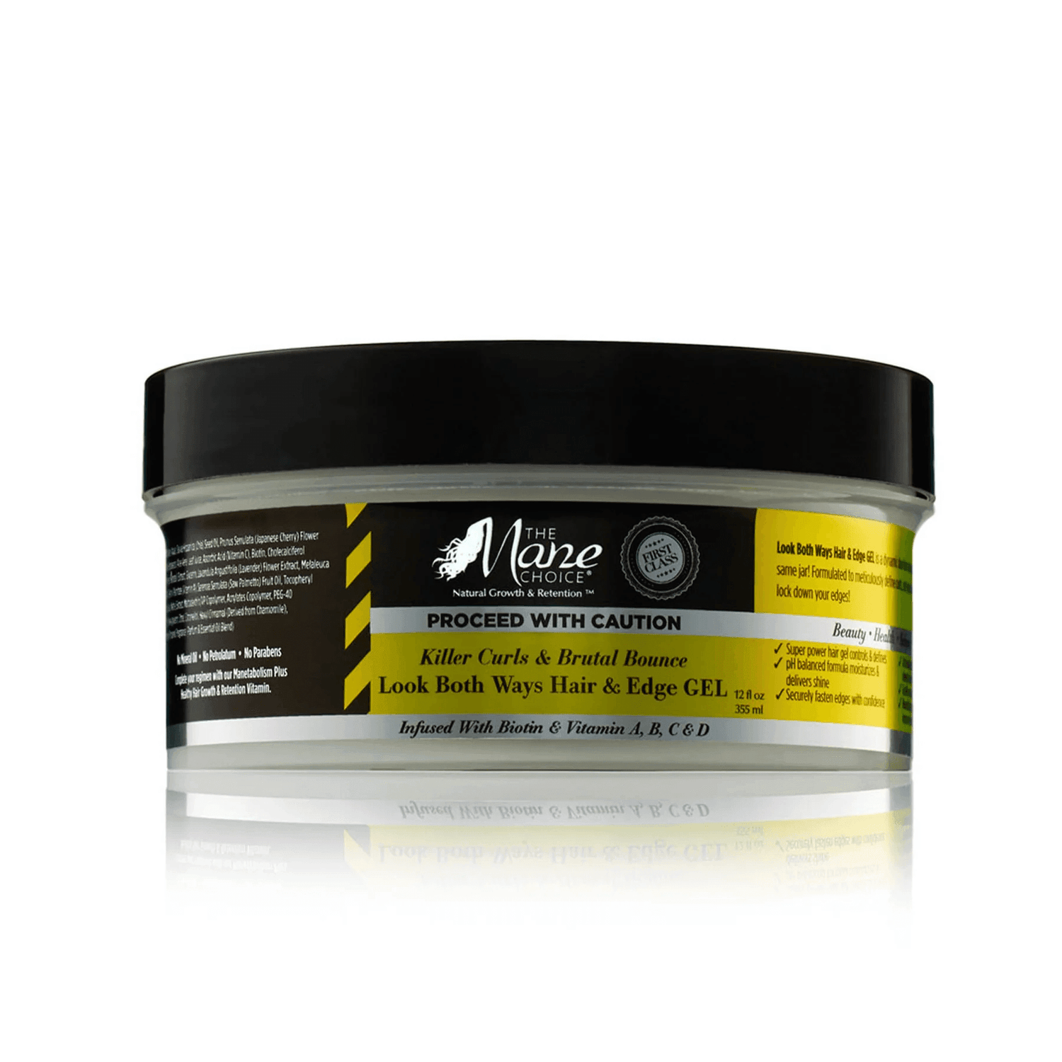 Mane Choice Caution! Killer Curls &amp; Koils! Dualistic Gel 12oz-Gel-Beauty and hair supply